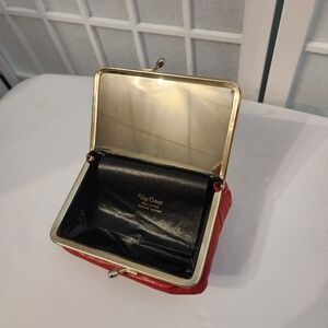 Ugo Crespi Red leather lipstick case